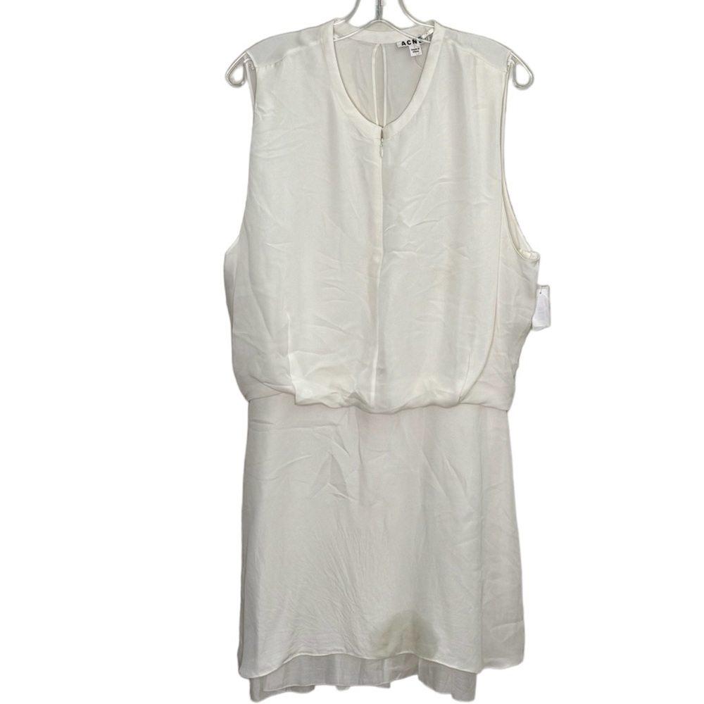 ACNE STUDIOS White Marlow Sable Dress - Picture 2 of 15
